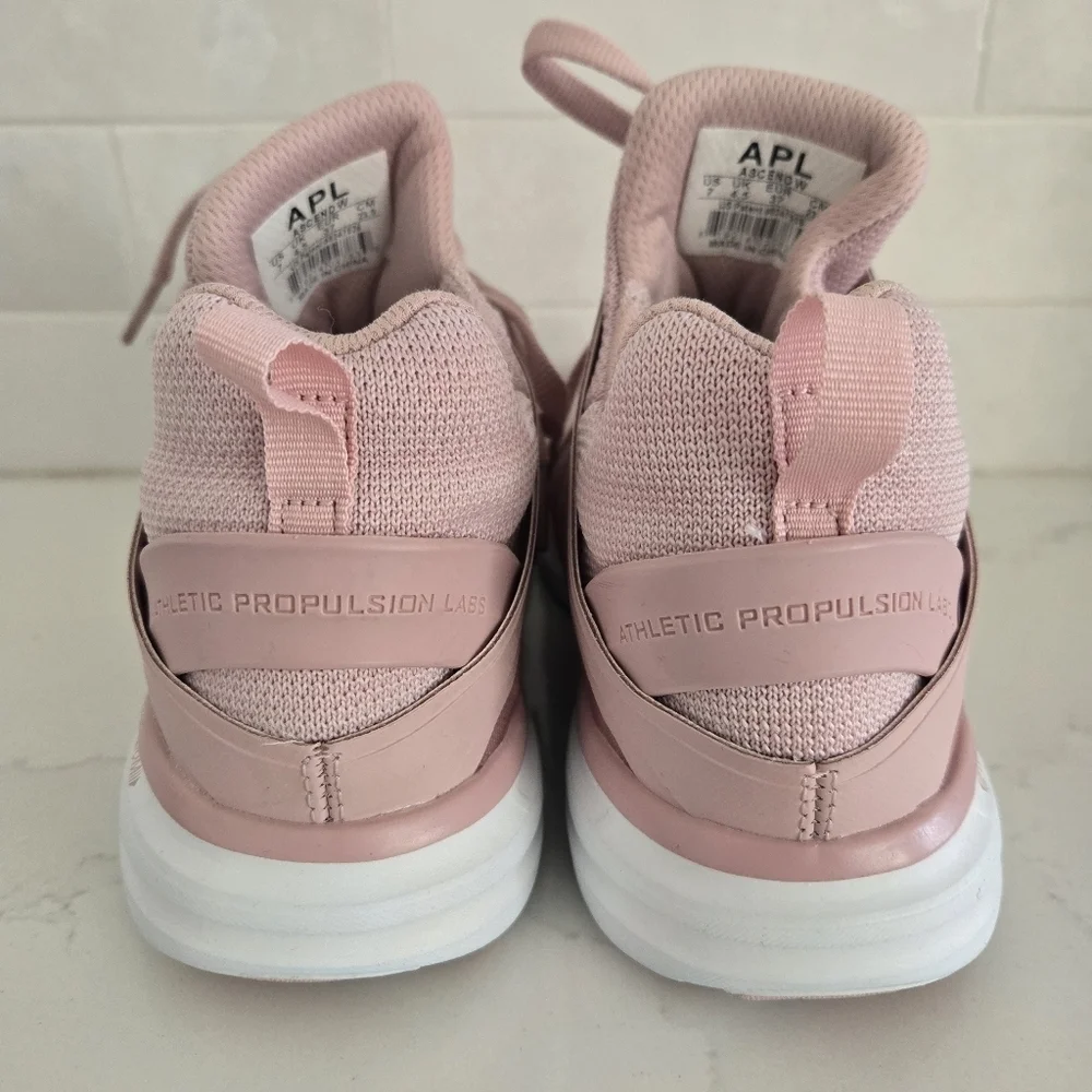 APL Lululemon TechLoom Propelium Ascend Athletic Shoe Dusty Rose White Size 7 - Picture 7 of 10